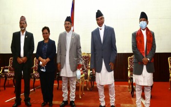 Newly appointed ministers take oath of office